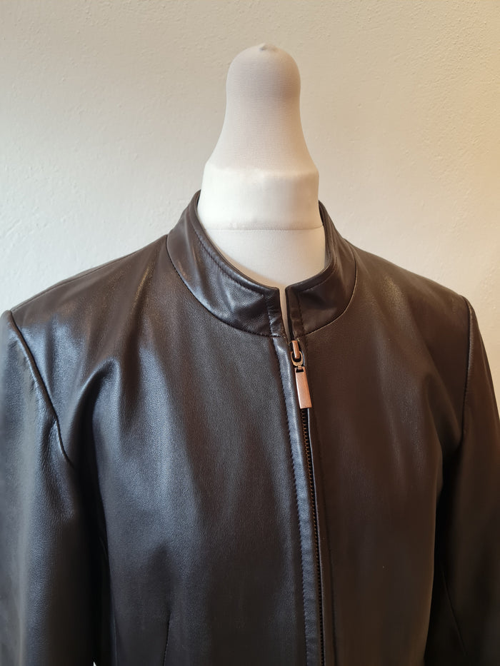 Precis Petite Brown leather jacket S