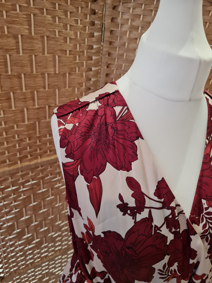 Preview Burgundy Floral Dress 14