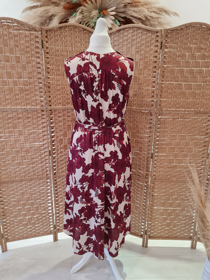 Preview Burgundy Floral Dress 14