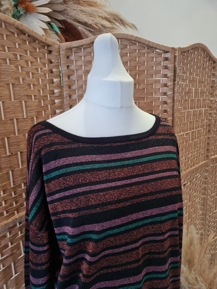 Principles Sparkle stripe Jumper 18
