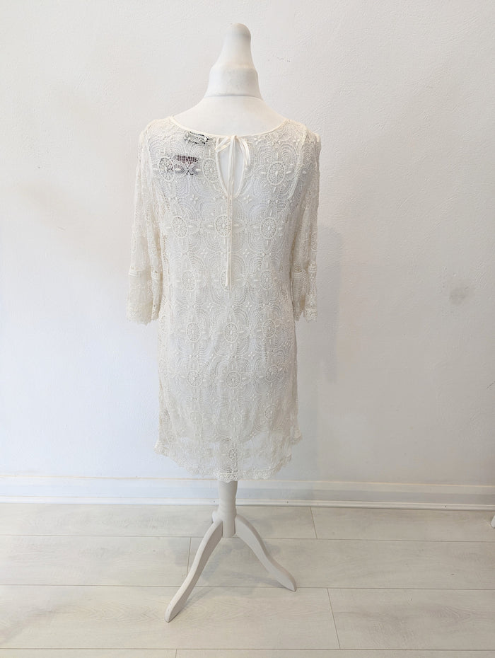 Principles White Lace Dress 18 NWT RRP £110
