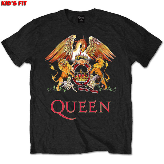 Queen Kids T-Shirt - Royal Crest Rock Off