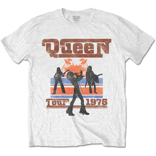 Queen T-shirt - 1976 Tour Silhouettes Rock Off