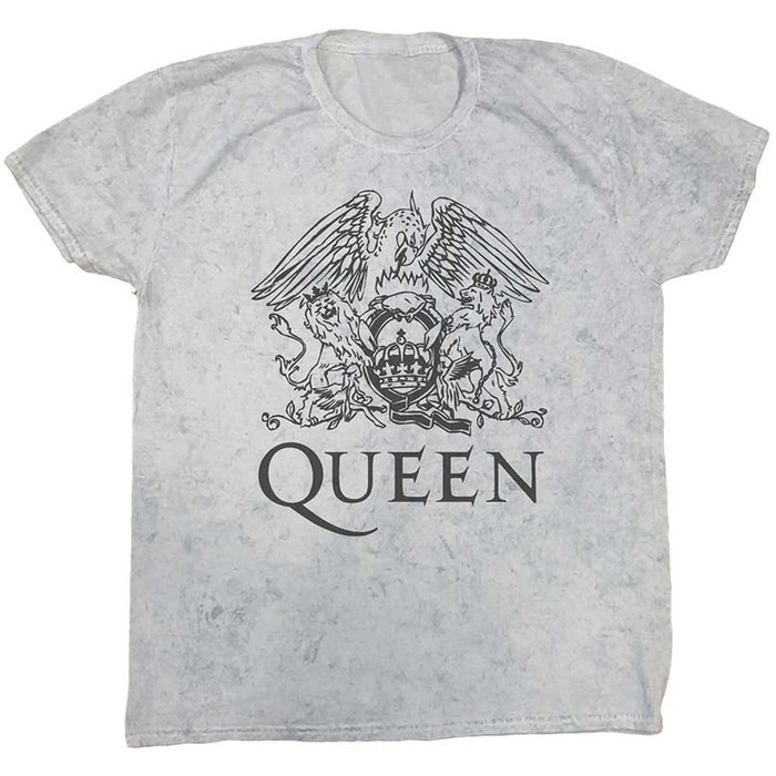 Queen T-Shirt - Royal Crest (Dip-Dye) Amplified