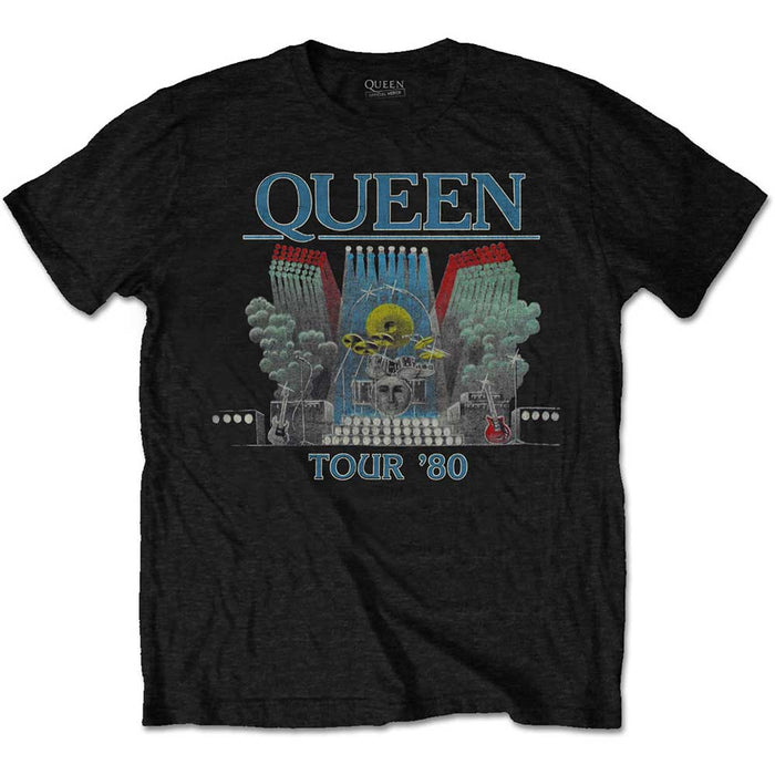 Queen T-shirt - TOUR '80 Rock Off