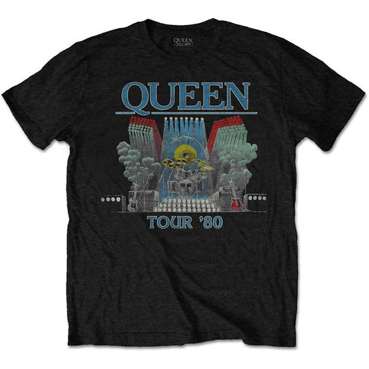 Queen T-shirt - TOUR '80 Rock Off