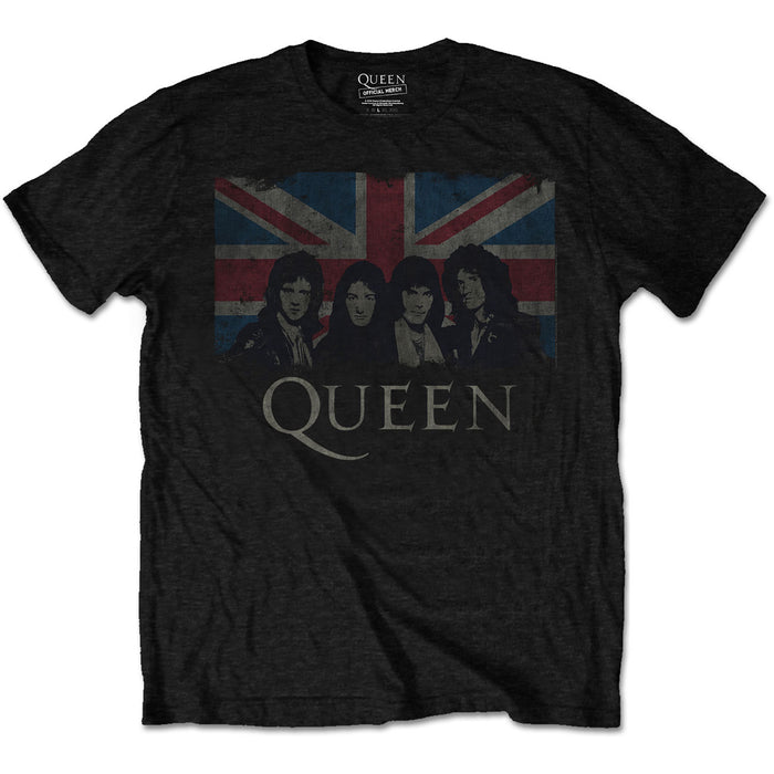 Queen T-shirt - Vintage Union Jack Rock Off