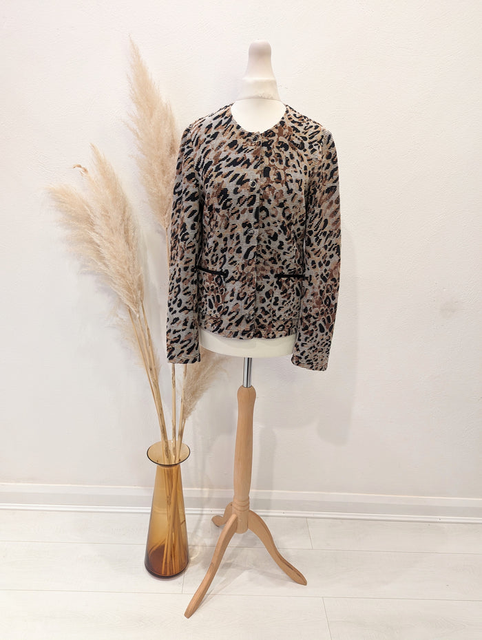Rabe Animal Print Jacket 36