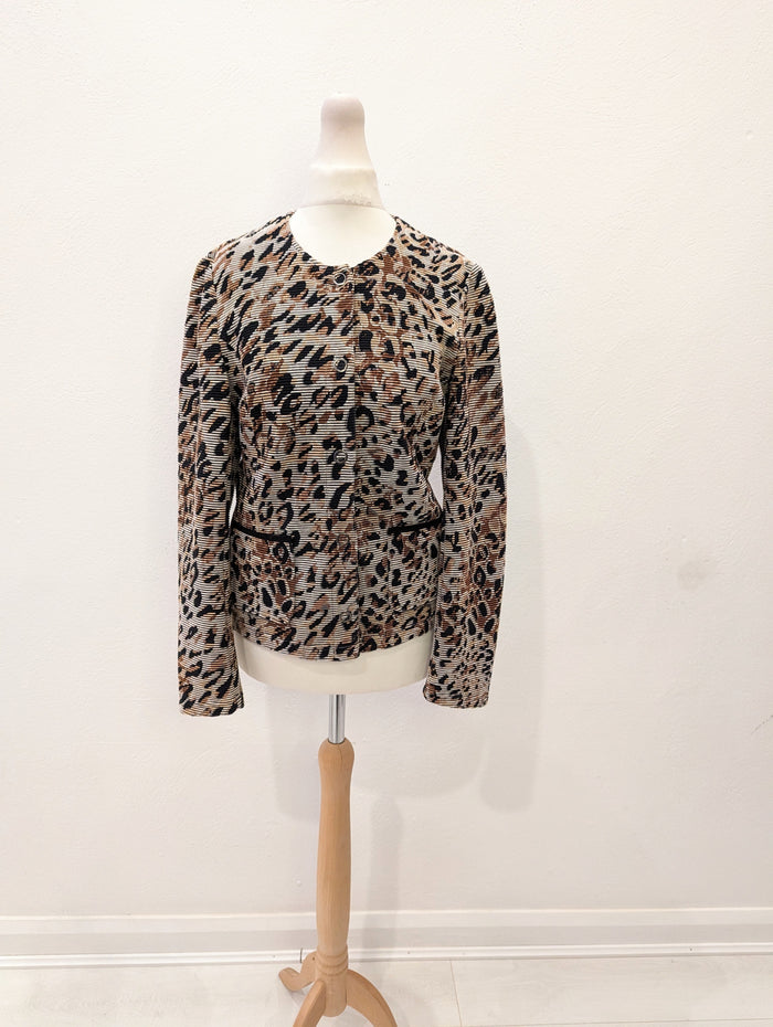 Rabe Animal Print Jacket 36