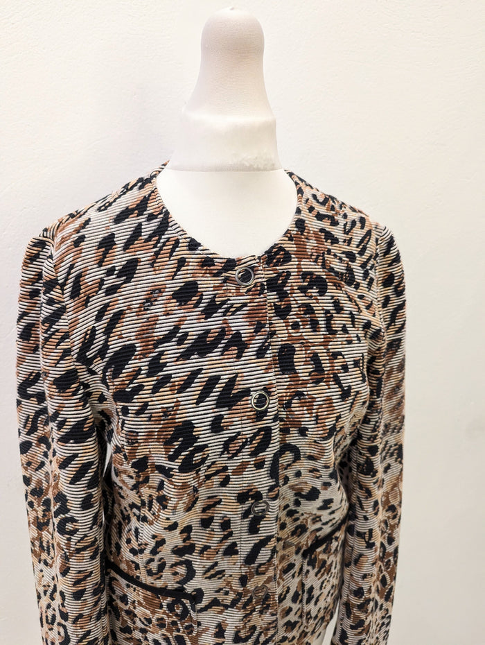 Rabe Animal Print Jacket 36