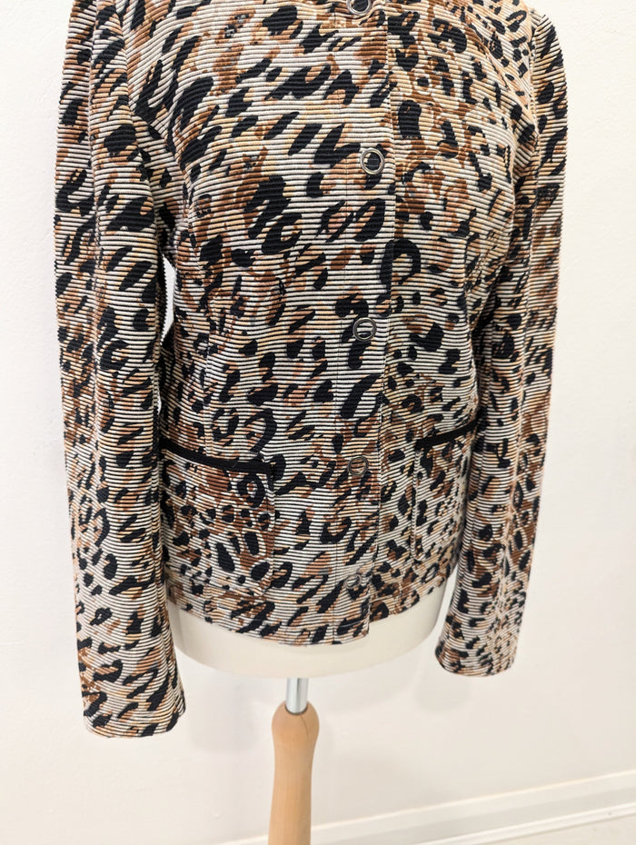 Rabe Animal Print Jacket 36