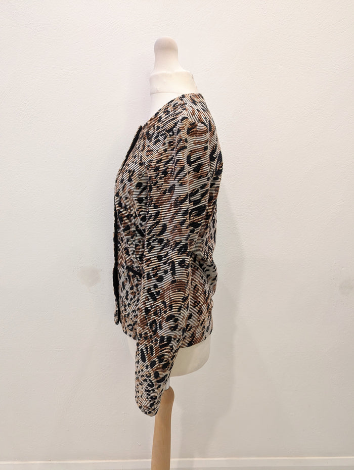 Rabe Animal Print Jacket 36