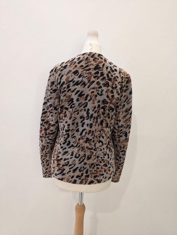 Rabe Animal Print Jacket 36