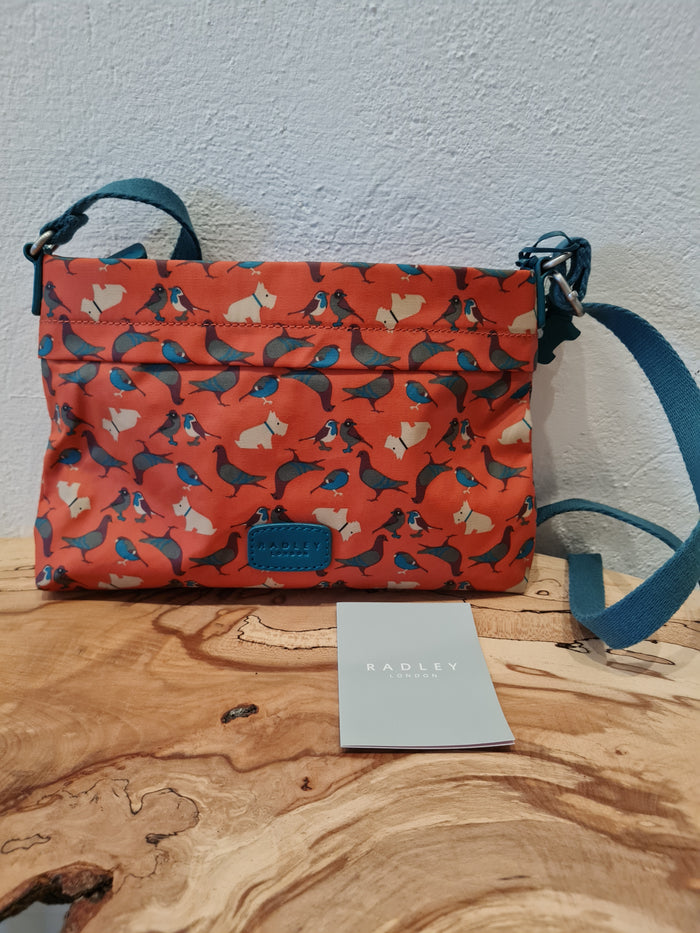 Radley Cross Teal/Orange crossbody