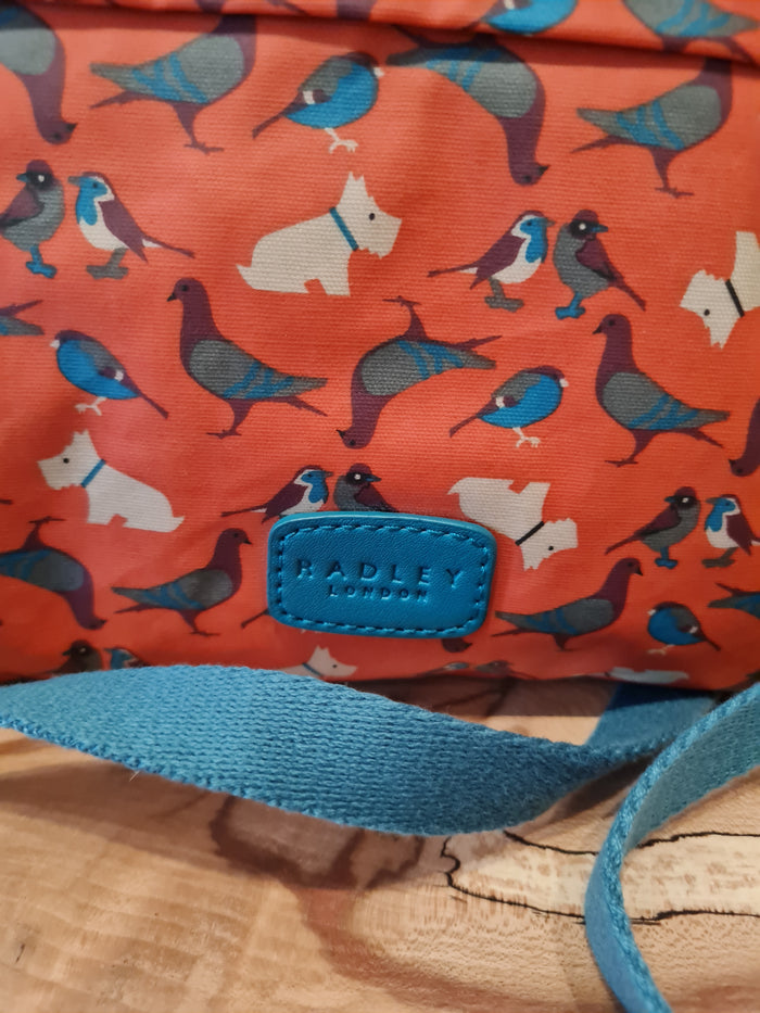 Radley Cross Teal/Orange crossbody
