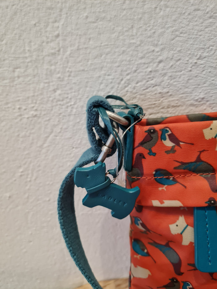 Radley Cross Teal/Orange crossbody