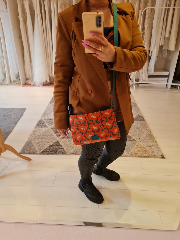 Radley Cross Teal/Orange crossbody
