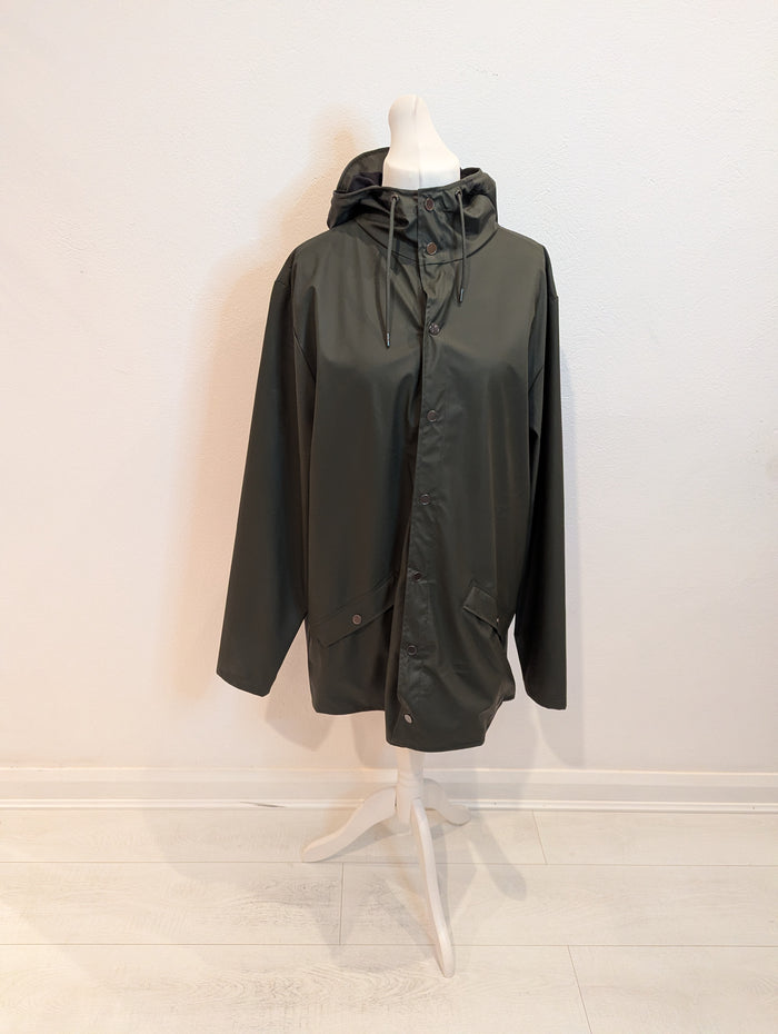 Rains Green Jacket XL