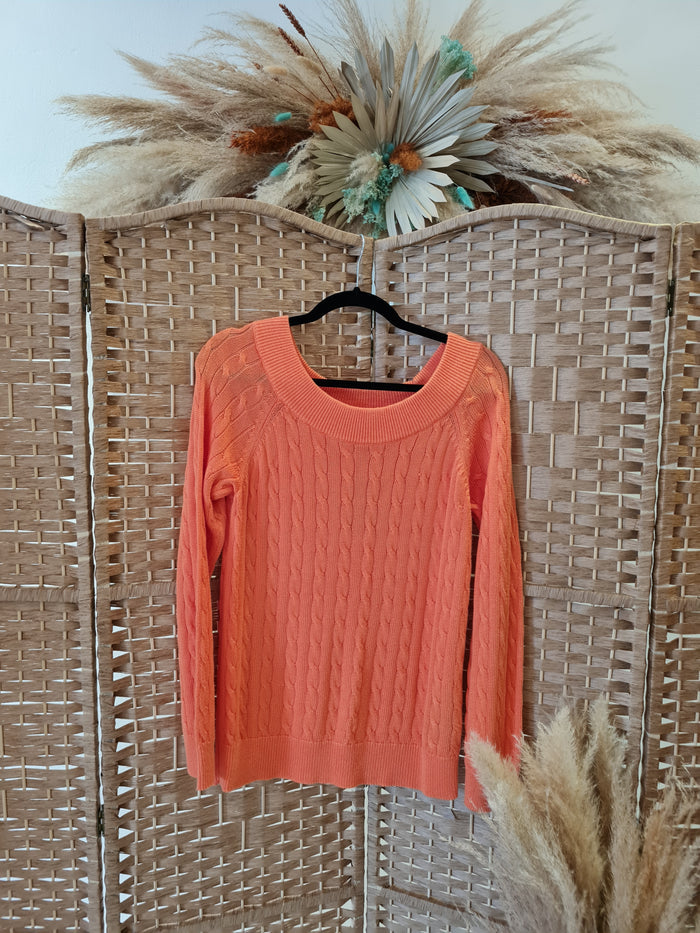 Ralph Lauren Orange Jumper Medium