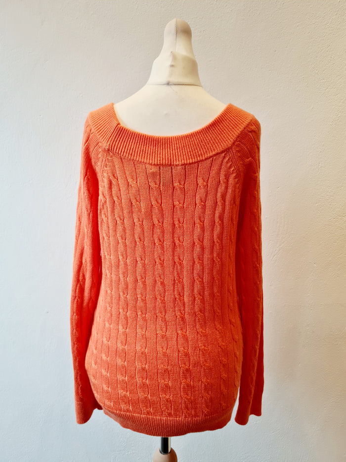 Ralph Lauren Orange Jumper Medium