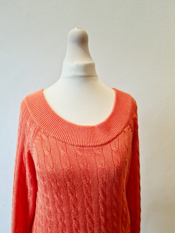 Ralph Lauren Orange Jumper Medium
