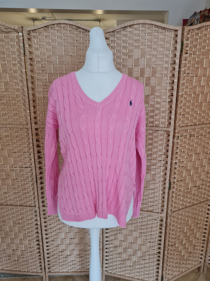 Ralph Lauren pink jumper S