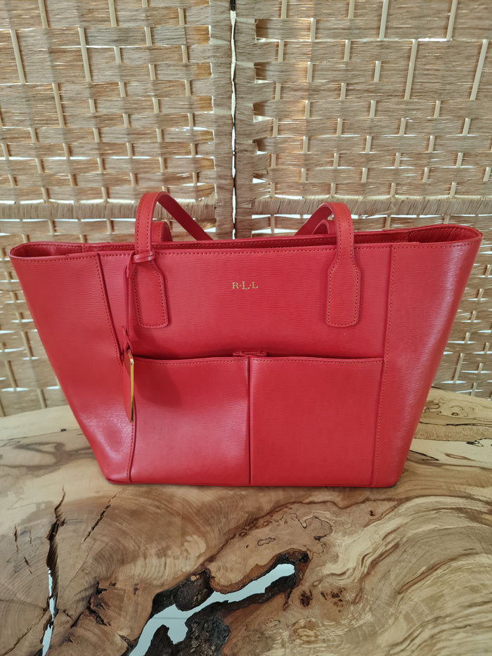 Ralph Lauren Red Shopper