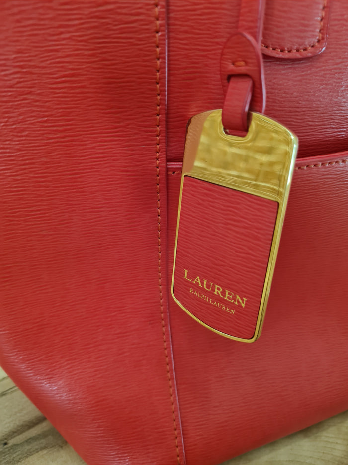 Ralph Lauren Red Shopper