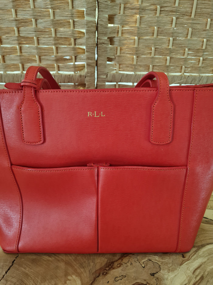 Ralph Lauren Red Shopper