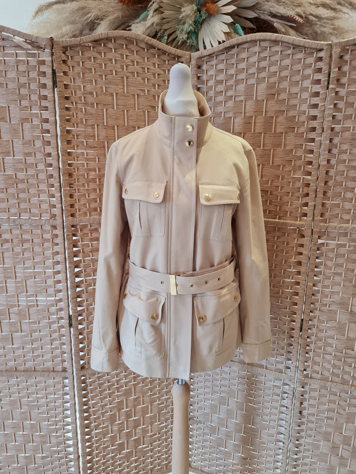 Ralph Lauren tan belted jacket S