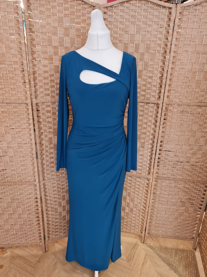Ralph Lauren Teal Dress 12/14