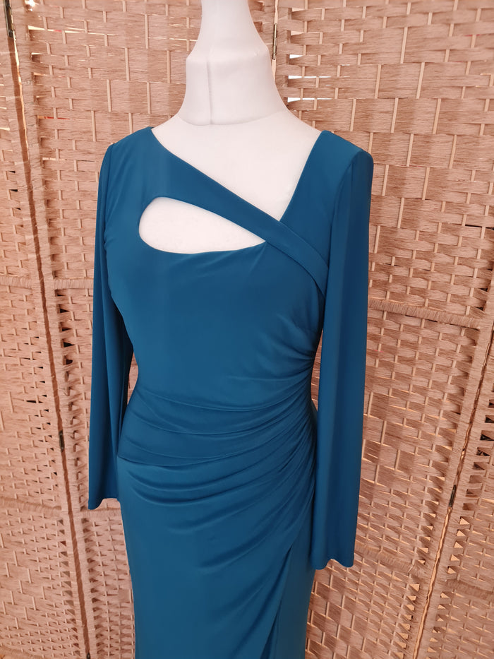 Ralph Lauren Teal Dress 12/14