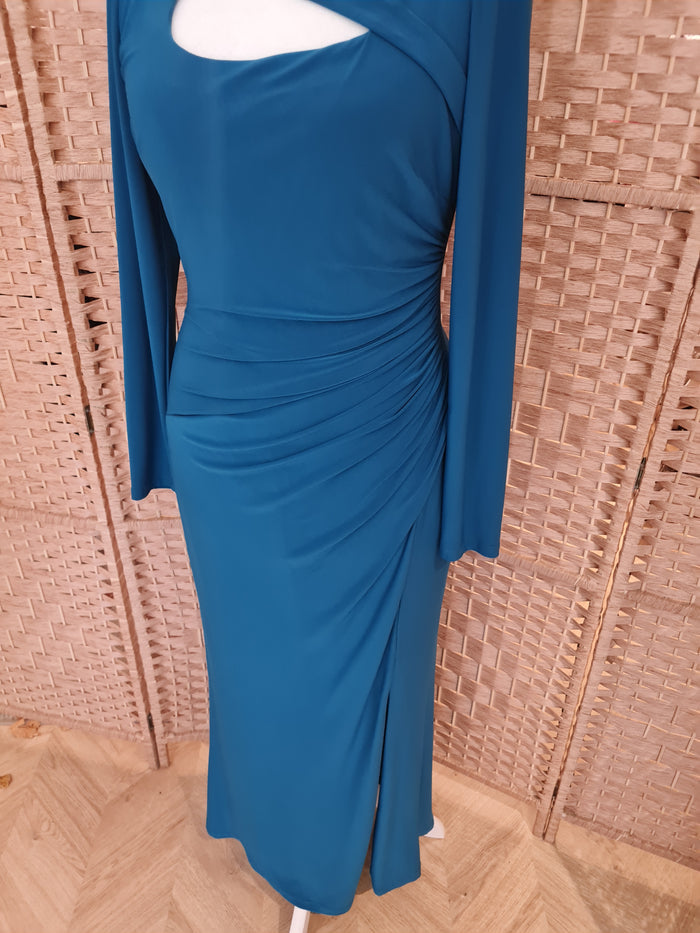 Ralph Lauren Teal Dress 12/14