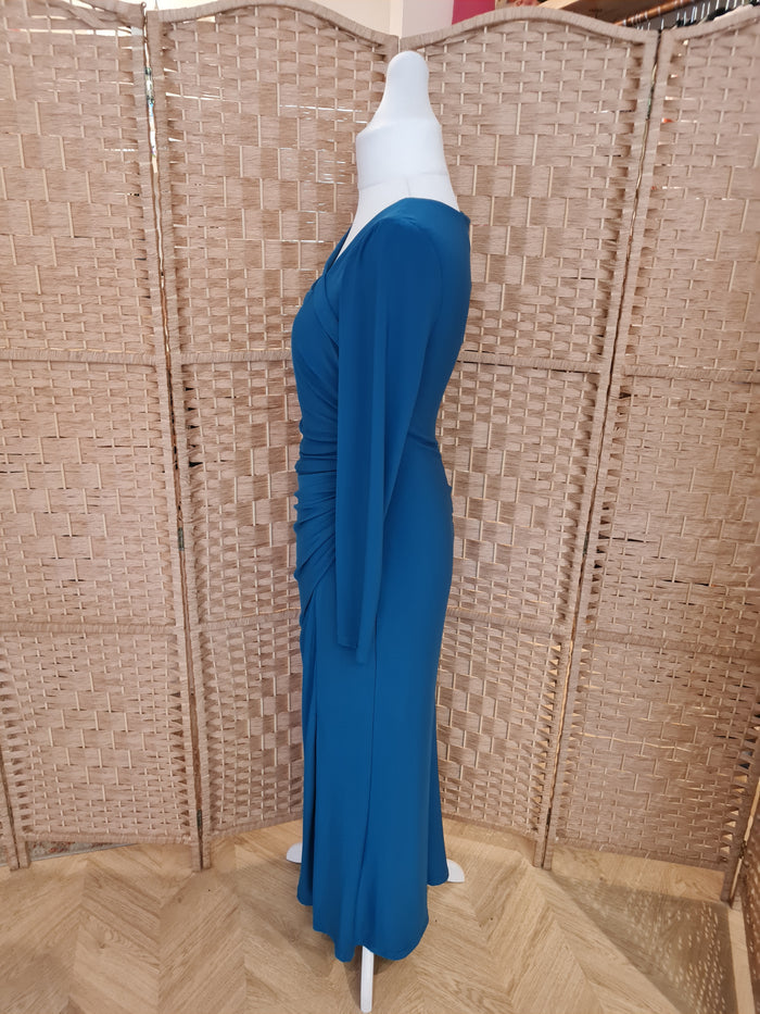 Ralph Lauren Teal Dress 12/14