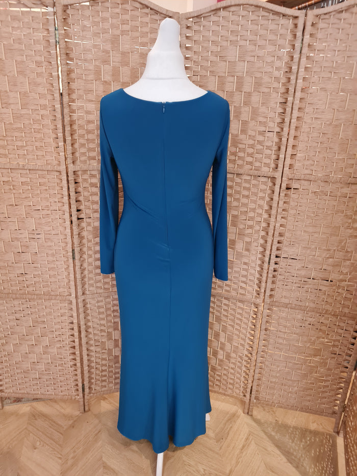 Ralph Lauren Teal Dress 12/14