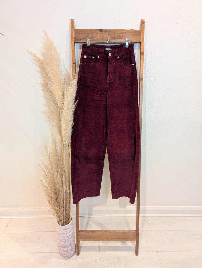 Rant & Rave Burgundy Cords 8