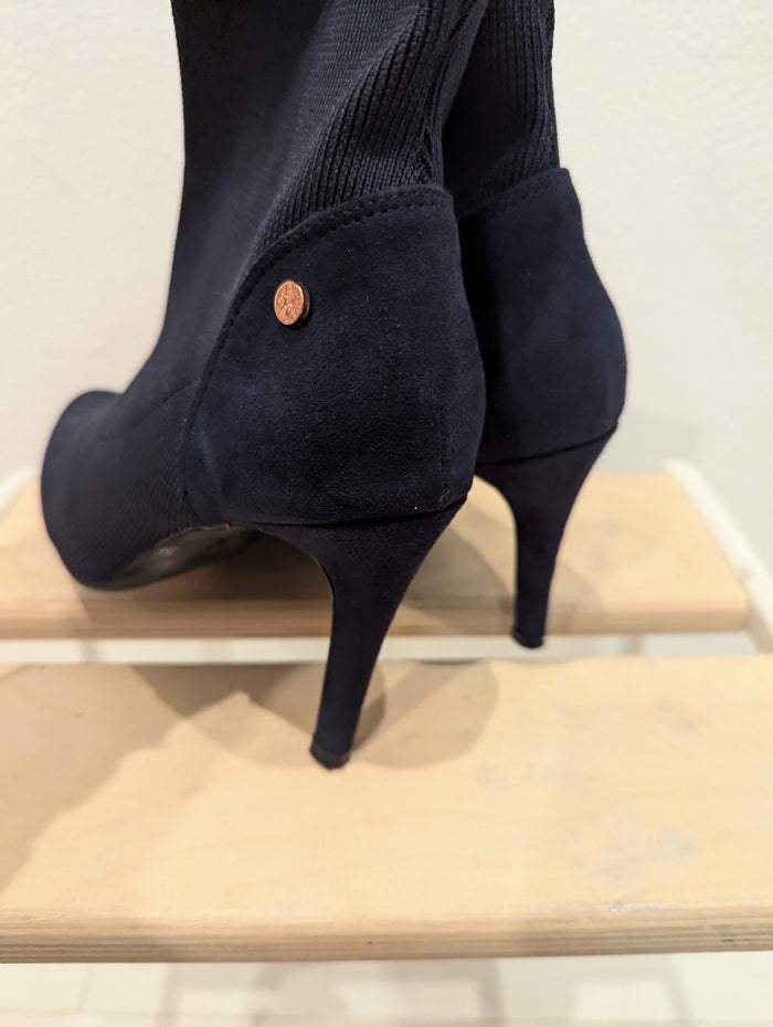 Rant & Rave Navy Sock boots 4