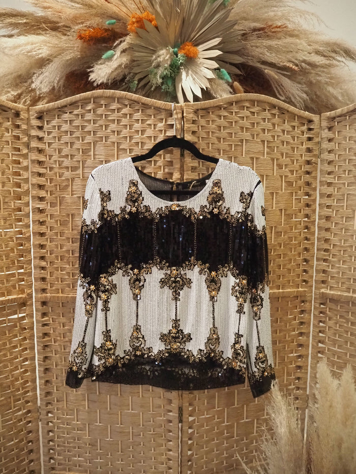 Realty Sequin Top S/M