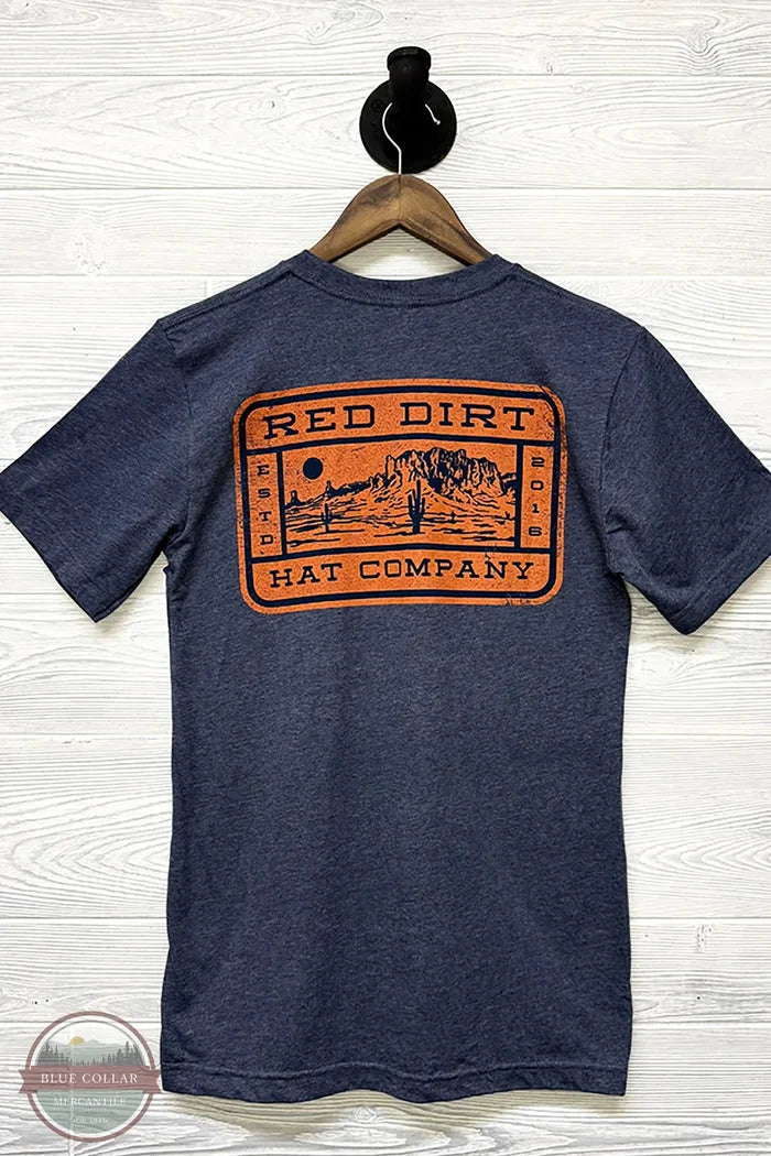 Red Dirt Hat Co. RDHC-T-166 Mesa Short Sleeve T-Shirt back view of shirt