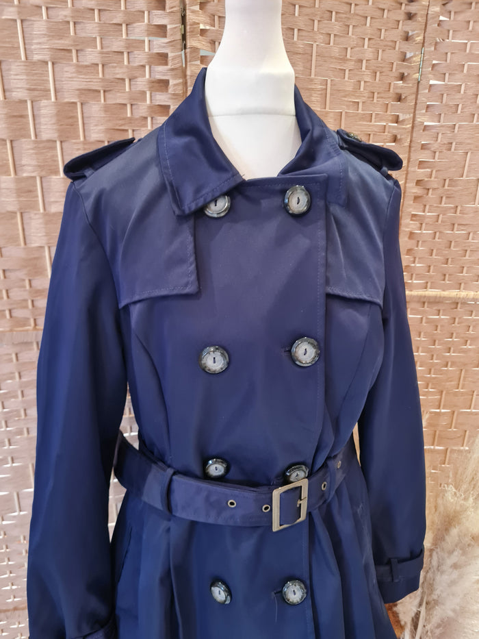 Red Herring Navy Short Trench coat 12