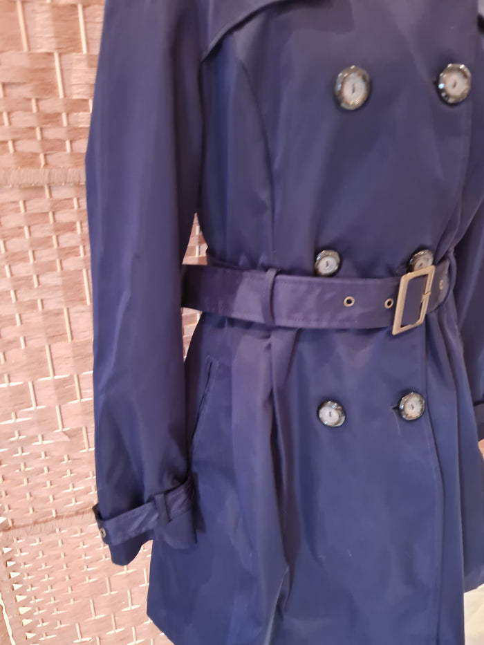 Red Herring Navy Short Trench coat 12