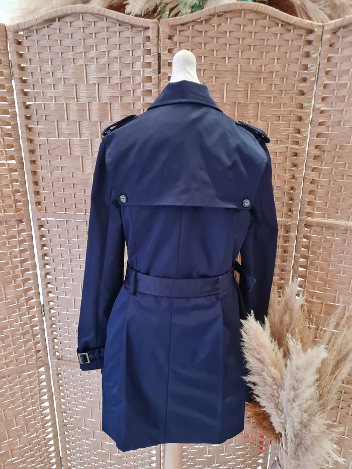 Red Herring Navy Short Trench coat 12