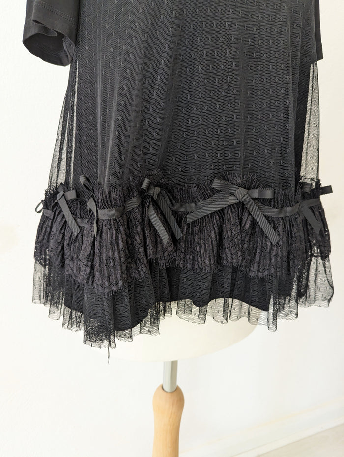Red Valentino Black Bow Top S