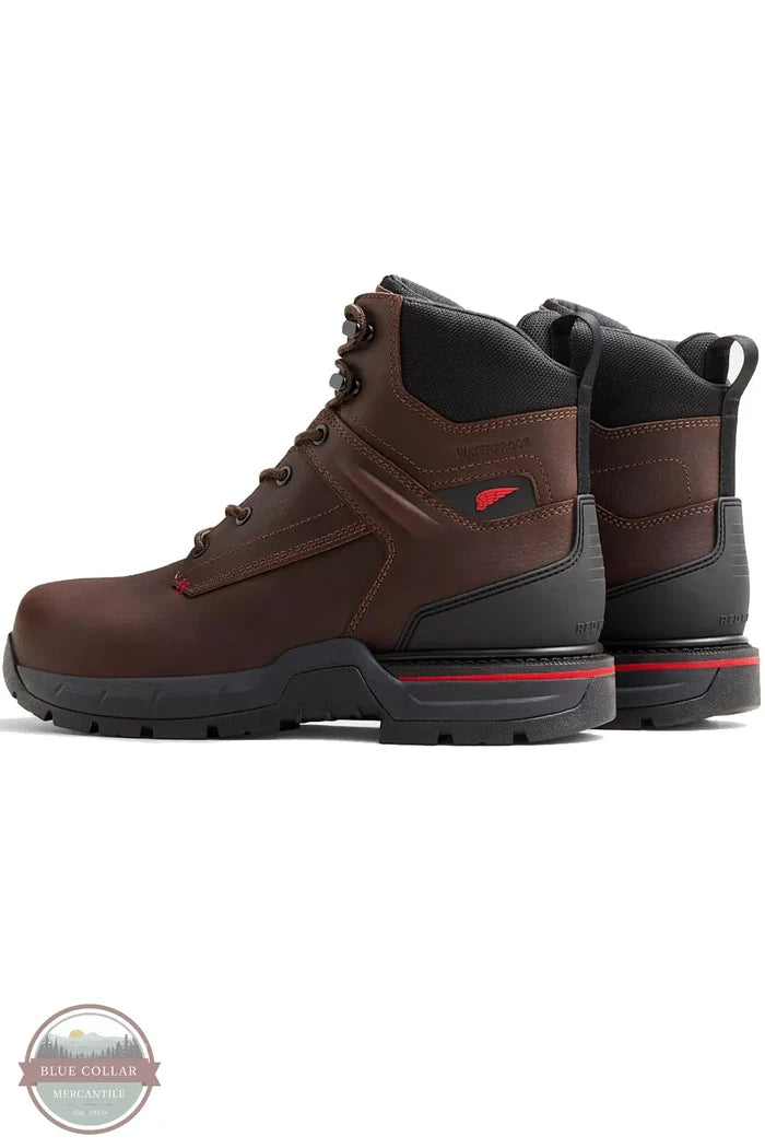 Redwing 2618 "IRONFLEX" 6 Inch Waterproof Safety Toe Work Boot back heel view