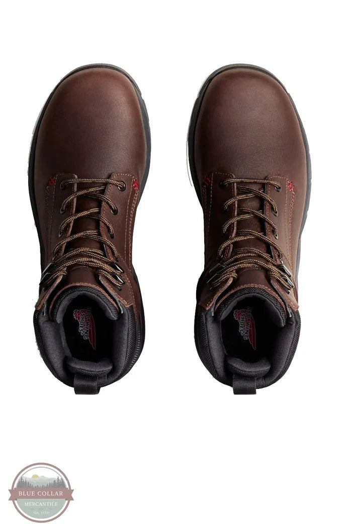 Redwing 2618 "IRONFLEX" 6 Inch Waterproof Safety Toe Work Boot top view of pair