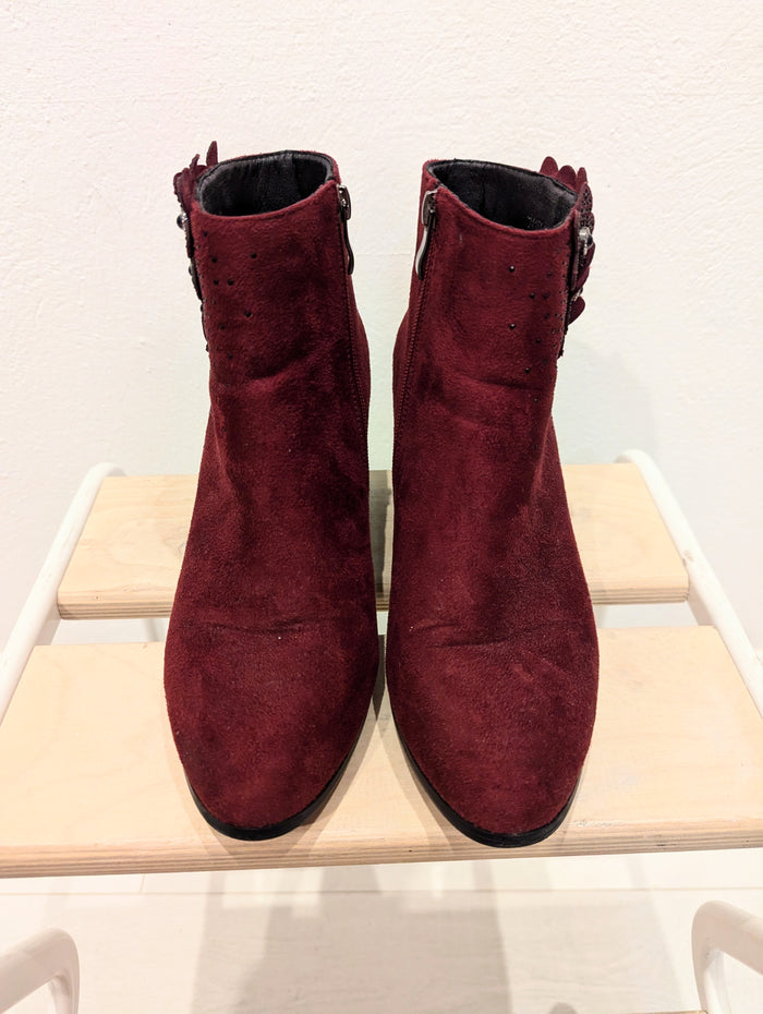 Redz Burgundy Boots 5