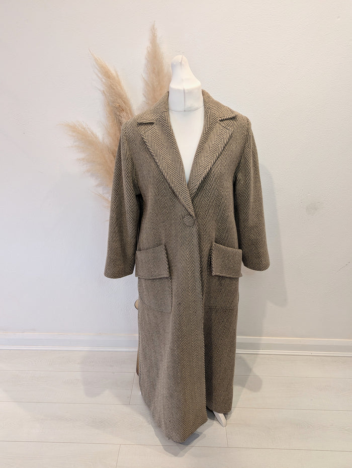 Regine Herringbone Coat S