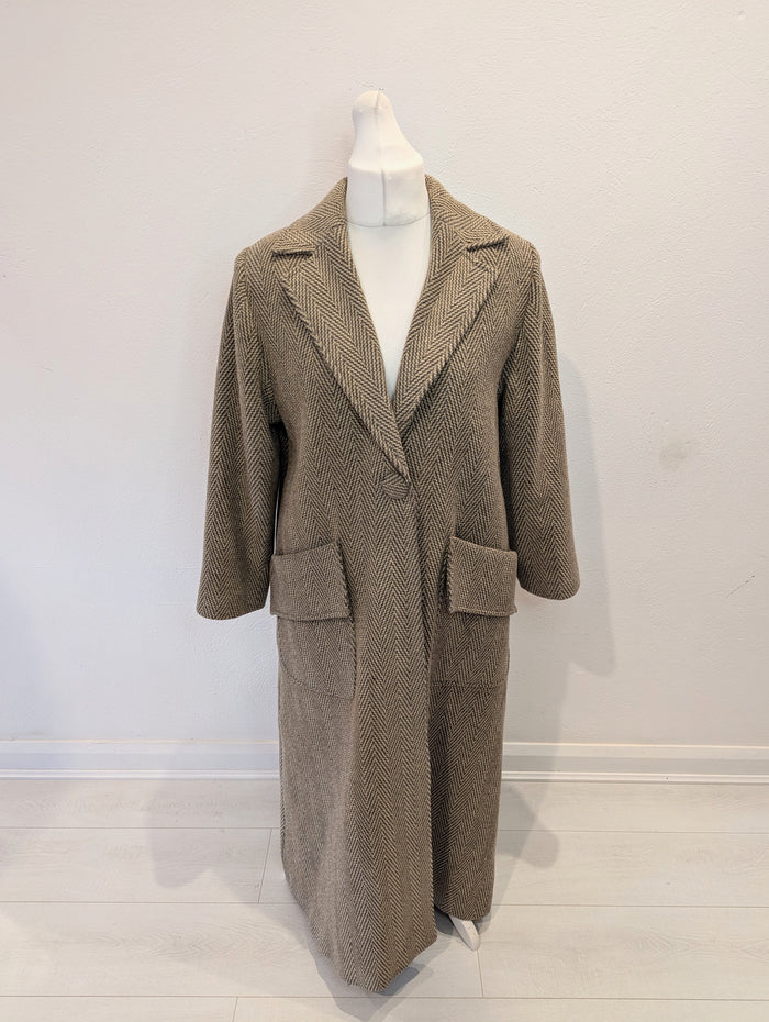 Regine Herringbone Coat S