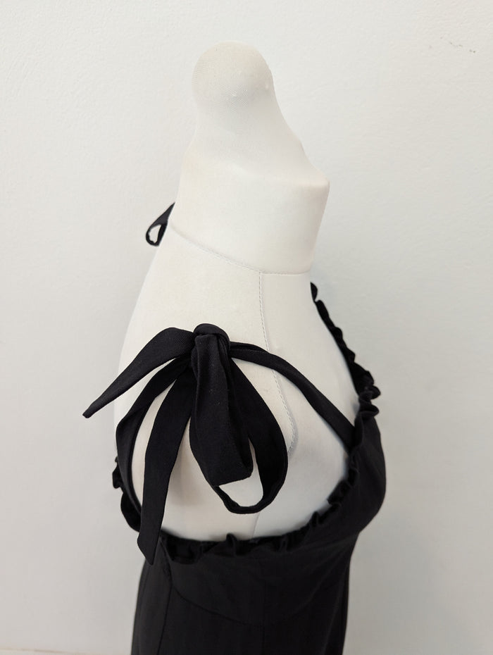Reiss Black Yanna Dress 14