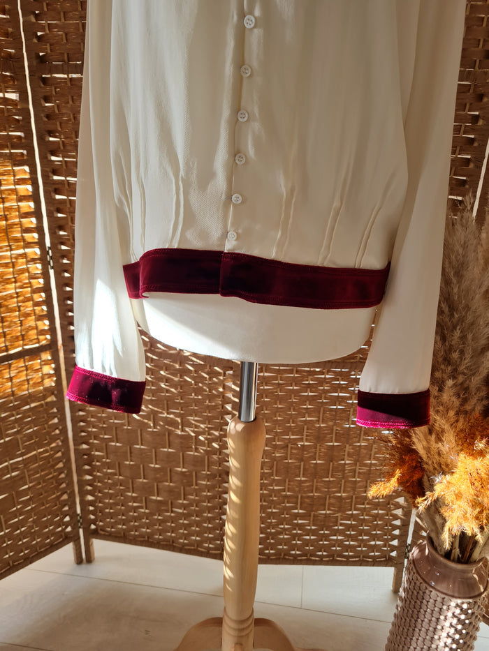 Reiss Cream Blouse 12 New RRP £190